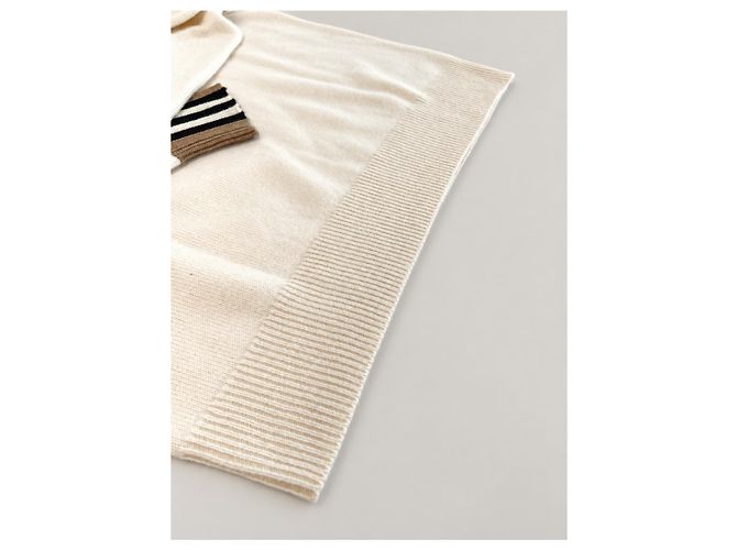 Burberry Strickpullover für Damen aus Wolle und Kaschmir, Natural White - Ansicht 14