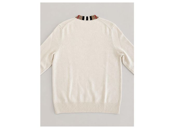 Burberry Strickpullover für Damen aus Wolle und Kaschmir, Natural White - Ansicht 4