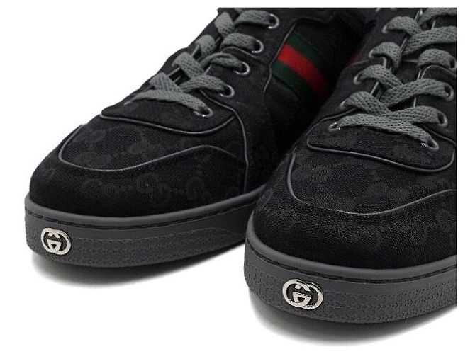Gucci Sneakers basse elasticizzate da uomo - Nero - vista 5