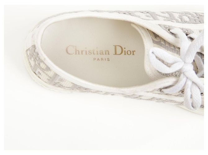 Dior Sneakers Oblique Donna Grigio - vista 12