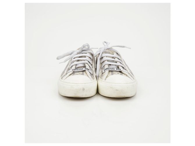 Dior Sneakers Oblique Donna Grigio - vista 3