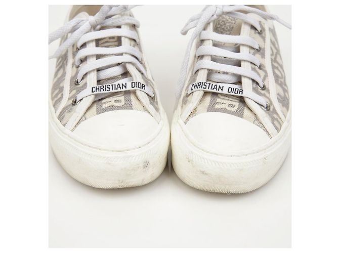 Dior Sneakers Oblique Donna Grigio - vista 4