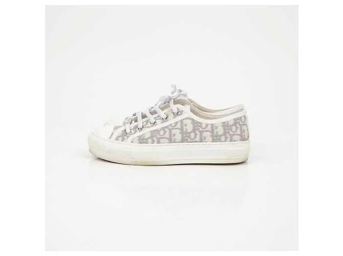 Dior Sneakers Oblique Donna Grigio - vista 5