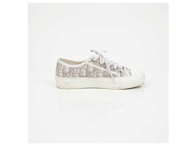 Dior Sneakers Oblique Donna Grigio - vista 8