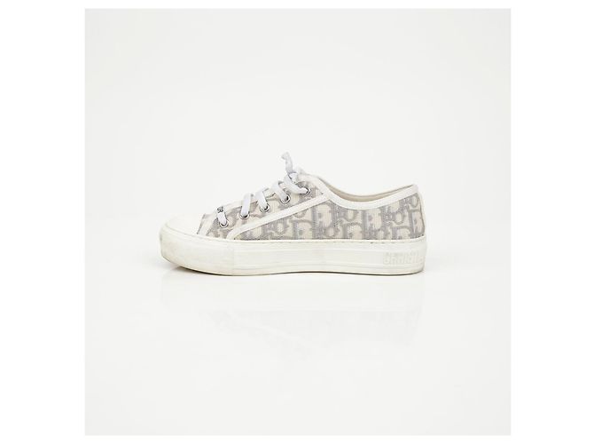 Dior Sneakers Oblique Donna Grigio - vista 9