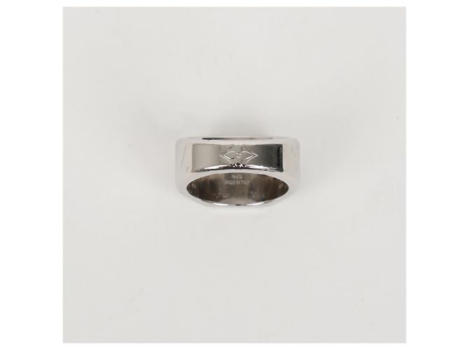Louis Vuitton Siegelring aus Silber mit eingraviertem Monogramm - Ansicht 9