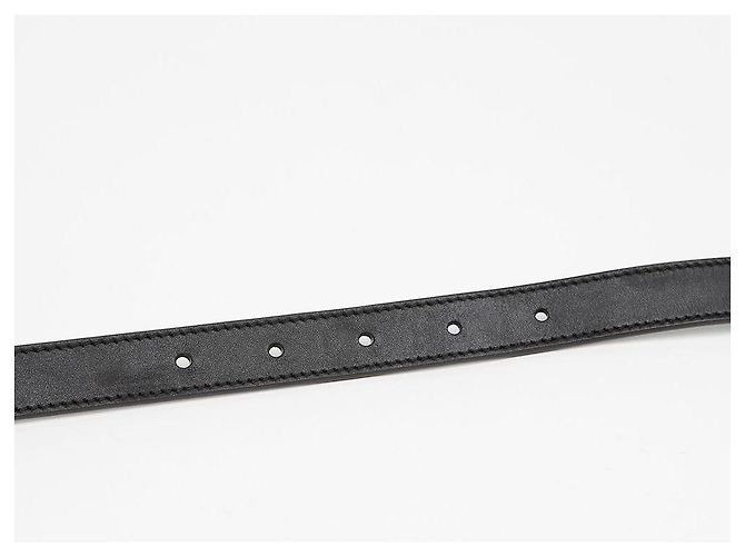 Gucci Ledergürtel mit GG-Schnalle Schwarz Antikmessing - Ansicht 4