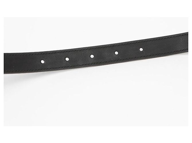 Gucci Ledergürtel mit GG-Schnalle Schwarz Antikmessing - Ansicht 6