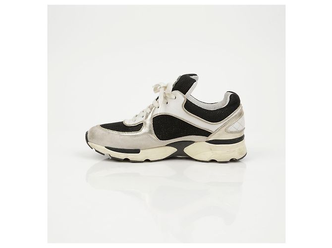 Chanel Sneakers Cruise Multi Color Black Ivory - vista 10