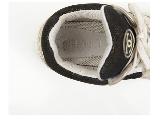 Chanel Sneakers Cruise Multi Color Black Ivory - vista 13