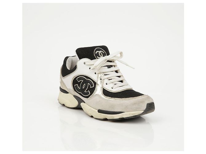 Chanel Sneakers Cruise Multi Color Black Ivory - vista 2