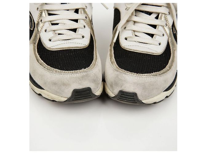 Chanel Sneakers Cruise Multi Color Black Ivory - vista 5