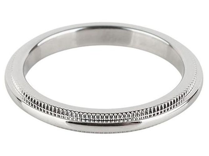 Tiffany & Co Platin Milgrain Ring Größe - Ansicht 3