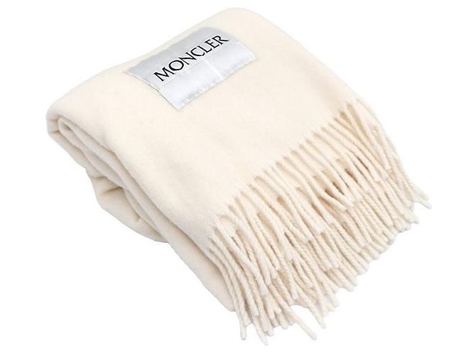 Moncler Wollschal mit Logo-Patch - Ansicht 2