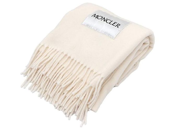 Moncler Wollschal mit Logo-Patch - Ansicht 3