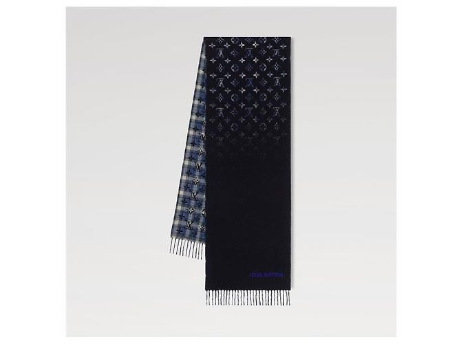 Louis Vuitton Sciarpa City Monogram Gradient Tartan - vista 2