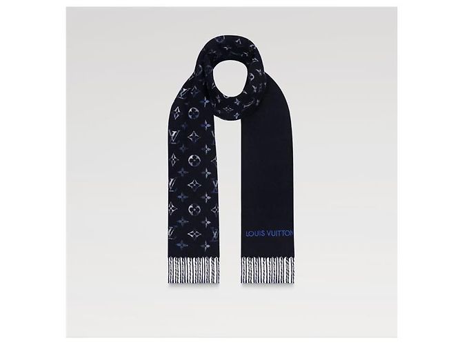 Louis Vuitton Sciarpa City Monogram Gradient Tartan - vista 3
