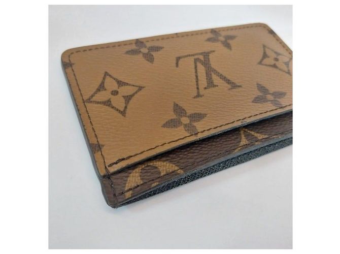 Louis Vuitton Monogram Reverse Canvas Card Holder - view 3