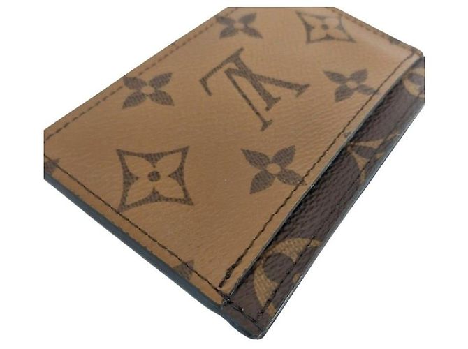 Louis Vuitton Monogram Reverse Canvas Card Holder - view 4