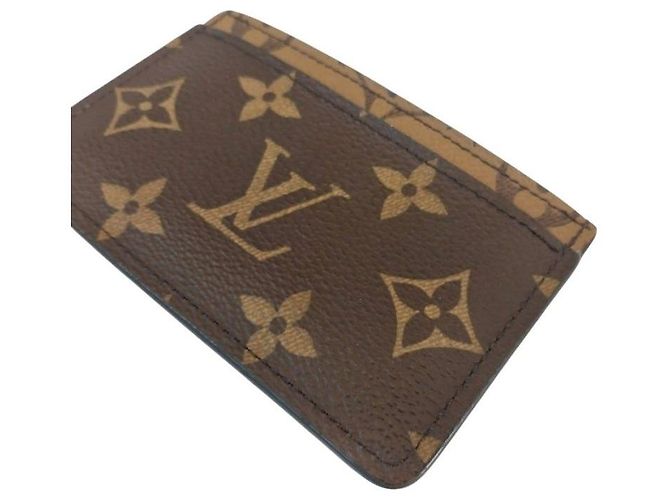 Louis Vuitton Monogram Reverse Canvas Card Holder - view 5