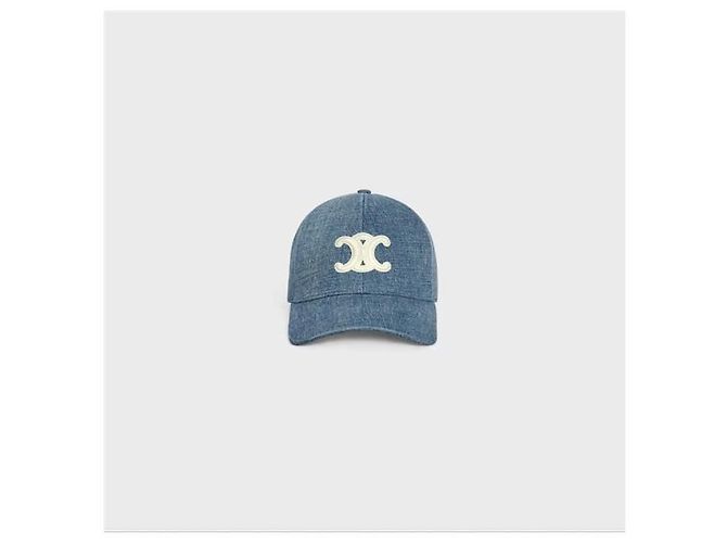 Céline Triomphe Baseball Cap Union Wash Denim - Ansicht 3