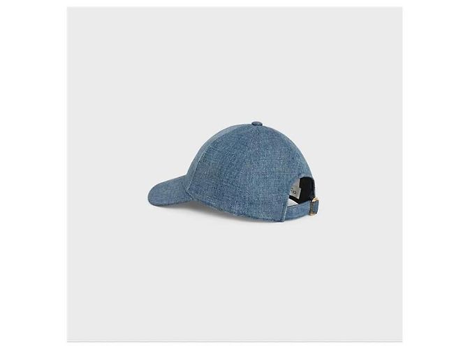 Céline Triomphe Baseball Cap Union Wash Denim - Ansicht 5