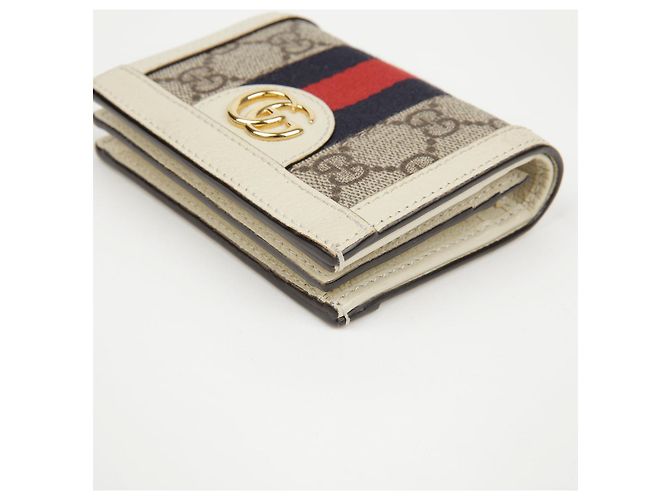Gucci Tarjetero Ophidia GG Blanco - vista 10