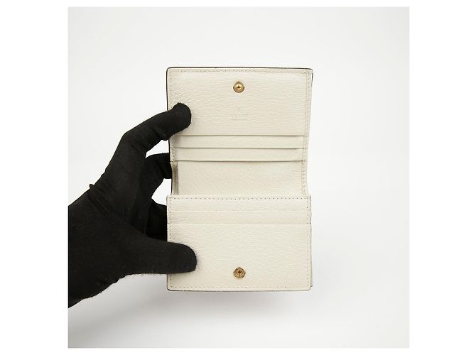 Gucci Tarjetero Ophidia GG Blanco - vista 11