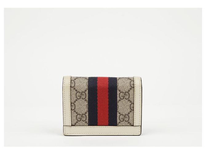 Gucci Tarjetero Ophidia GG Blanco - vista 6