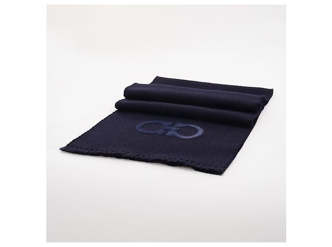 Sciarpa in jacquard Salvatore Ferragamo blu - vista 2