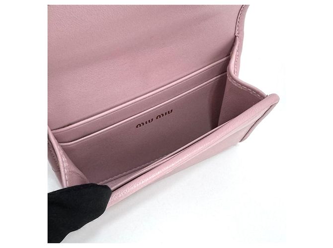 Miu Miu Tarjetero de piel Nappa acolchada - vista 11
