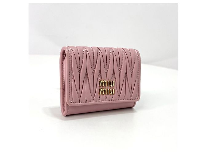 Miu Miu Tarjetero de piel Nappa acolchada - vista 3