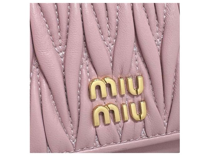 Miu Miu Tarjetero de piel Nappa acolchada - vista 6