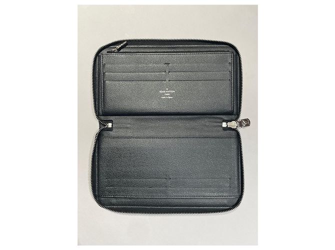Louis Vuitton Portafoglio lungo con cerniera Damier Graphite - vista 7