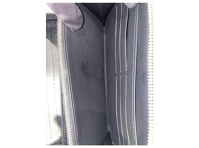 Louis Vuitton Portafoglio lungo con cerniera Damier Graphite - vista 8