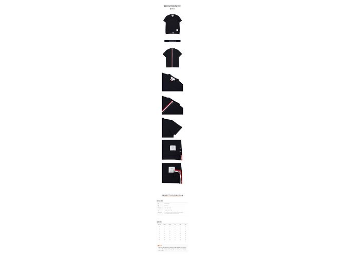Thom Browne Camiseta de manga corta de algodón para mujer - vista 2
