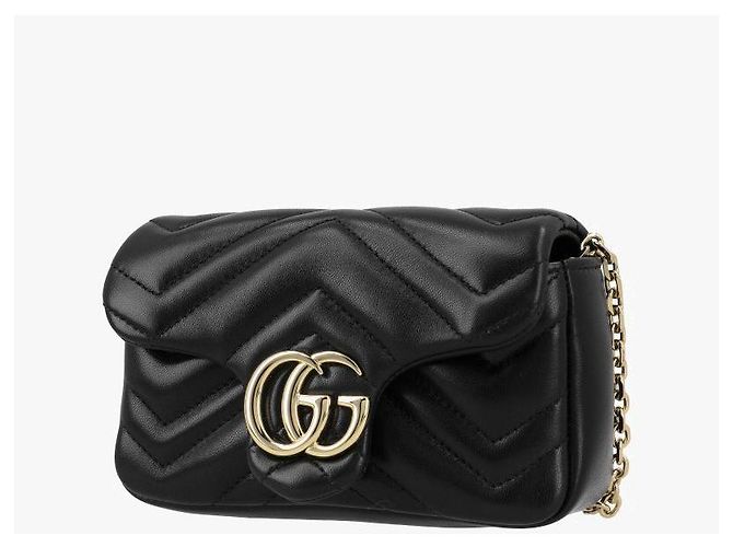 Gucci Borsa a tracolla Mini Chain Matelassé Marmont GG - vista 6