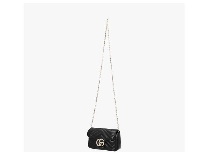 Gucci Borsa a tracolla Mini Chain Matelassé Marmont GG - vista 8