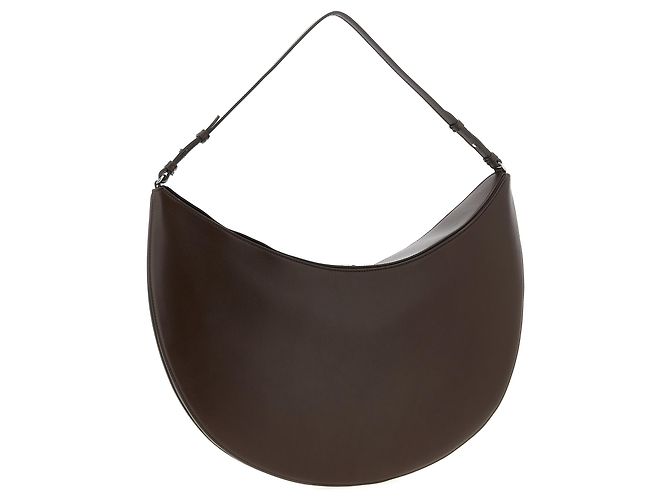 Jacquemus Borsa a tracolla in vitello marrone - vista 2