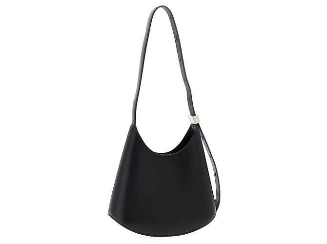Jil Sander Borsa a tracolla in pelle bovina nera - vista 2
