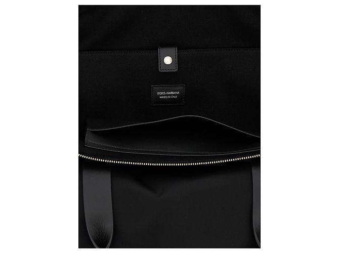 Dolce & Gabbana Sac cabas en polyamide noir - vue 4
