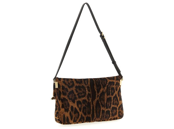 Tod's Borsa a tracolla in pelle di vitello marrone - vista 2
