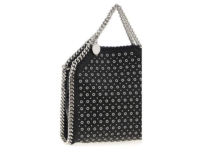 Stella Mc Cartney Borsa in poliestere nera - vista 3