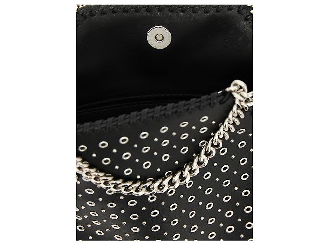 Stella Mc Cartney Borsa in poliestere nera - vista 4