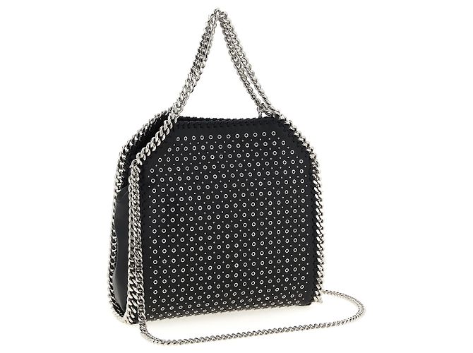 Stella Mc Cartney Borsa in poliestere nera - vista 2