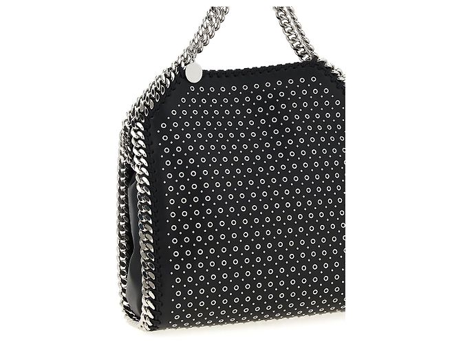 Stella Mc Cartney Borsa in poliestere nera - vista 3
