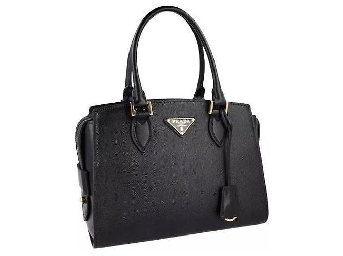 Prada Borsa in pelle di vitello nera - vista 2