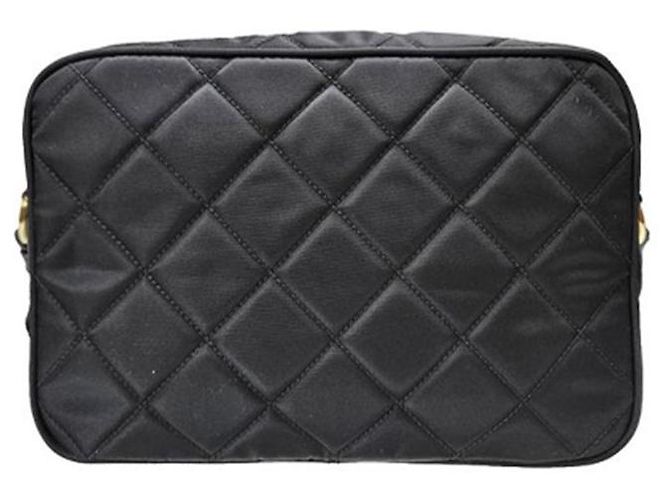 Prada Borsa a tracolla in nylon nero - vista 3