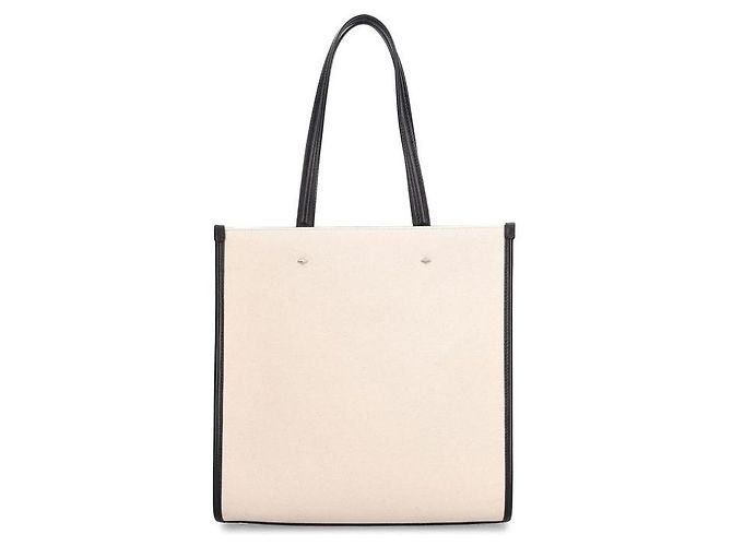 Jimmy Choo Beige Canvas Tote Bag - Ansicht 3