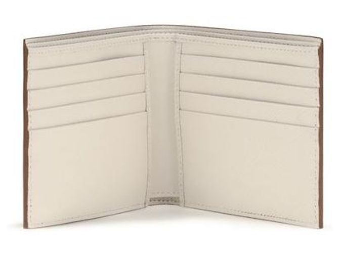 Prada Beige Calf Leather Bos Taurus Wallet - view 3